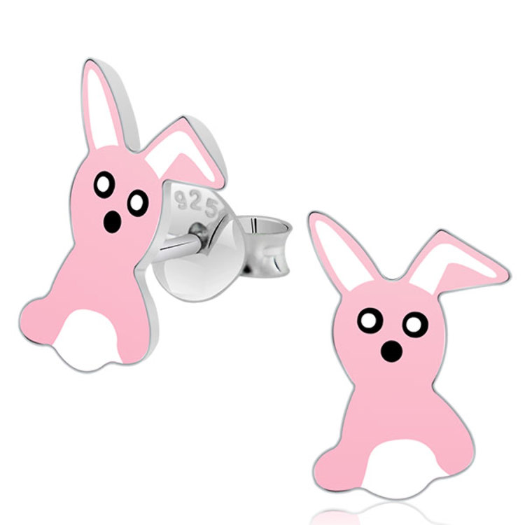Boucles d'oreilles enfant lapins