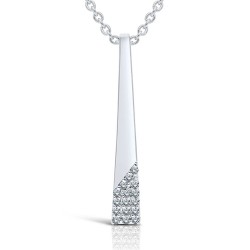 Collier Femme en Argent 925/1000 Oxydes de Zirconiums