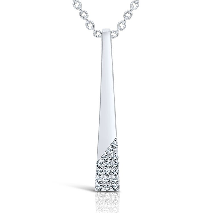 Collier Femme en Argent 925/1000 Oxydes de Zirconiums